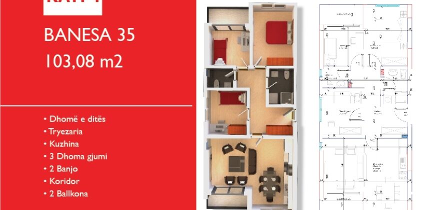 Banesa 35 Hyrja A ***REZERVUAR