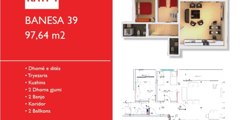 Banesa 39 Hyrja A ***REZERVUAR