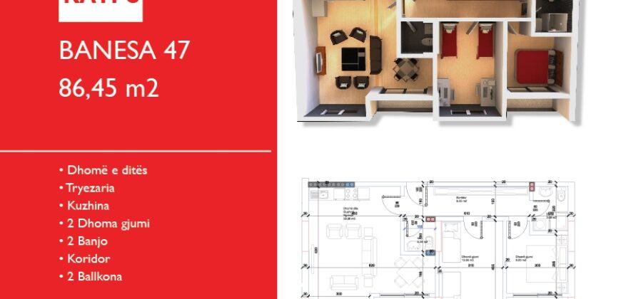 Banesa 47 Hyrja A ***REZERVUAR