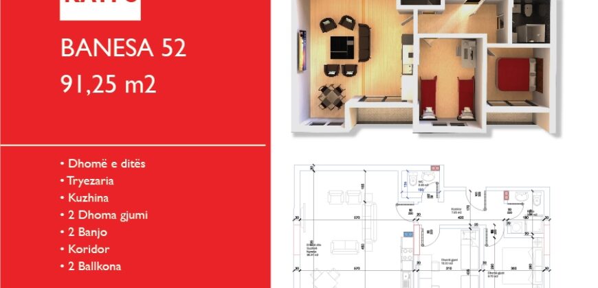 Banesa 52 Hyrja B***rezervuar