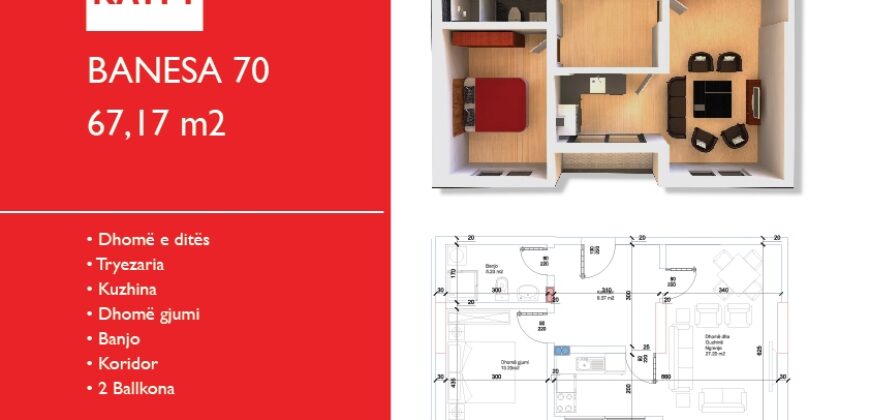 Banesa 70 Hyrja A***REZERVUAR