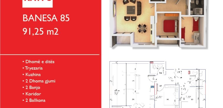 Banesa 85 Hyrja B***REZERVUAR