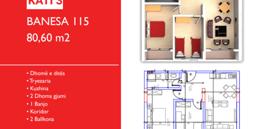 Banesa 115 Hyrja C*** REZERVUAR