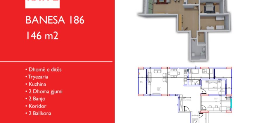 Banesa 186 Hyrja **REZERVUAR