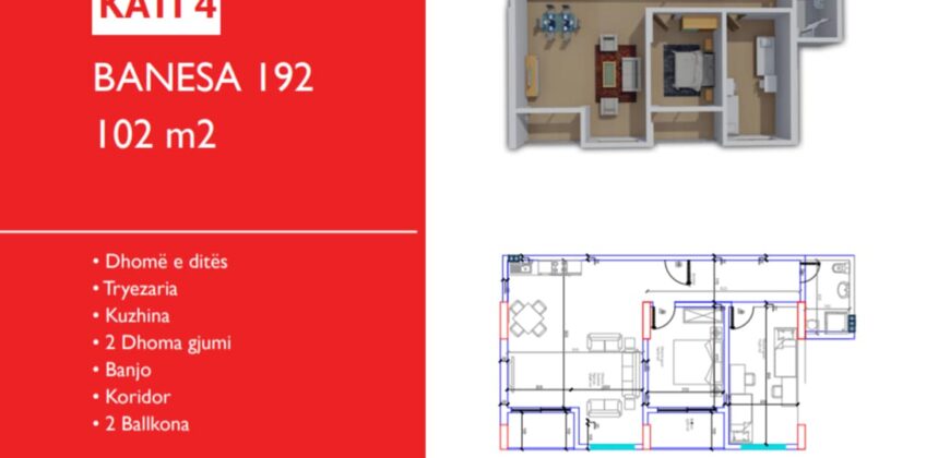 Banesa 192 Hyrja D   **REZERVUAR