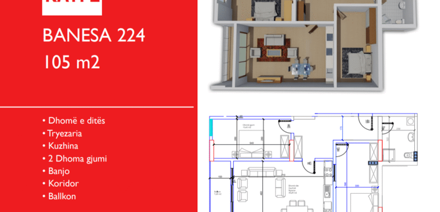 Banesa 224 Hyrja E***REZERVUAR