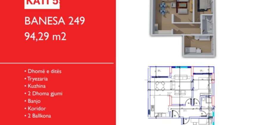 Banesa 249 Hyrja E***REZERVUAR