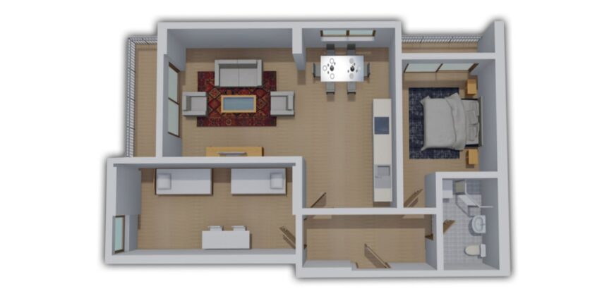 Banesa 267 Hyrja E***REZERVUAR  DINE  SHALA 4 DHOMA