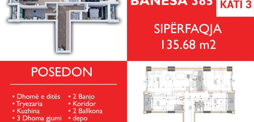 Banesa 385 Blloku “B” Hyrja 2***REZERVUAR