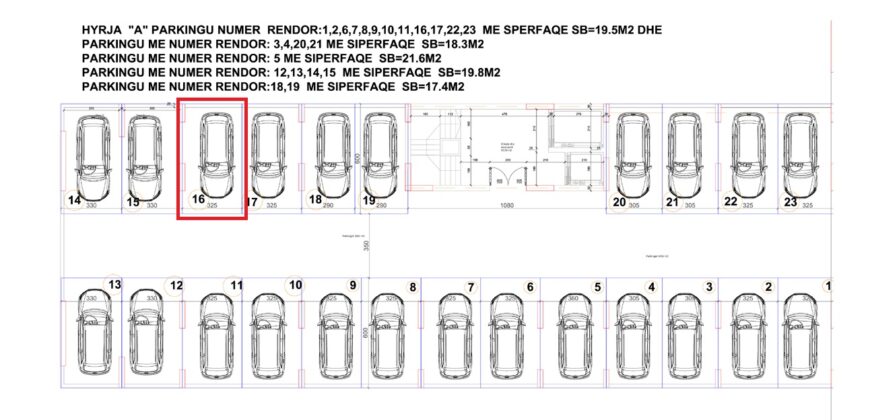 Parkingu Nr. 16 Blloku Hyrja A***REZERVUAR