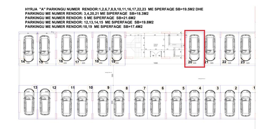 Parkingu Nr. 20 Blloku Hyrja A***REZERVUAR
