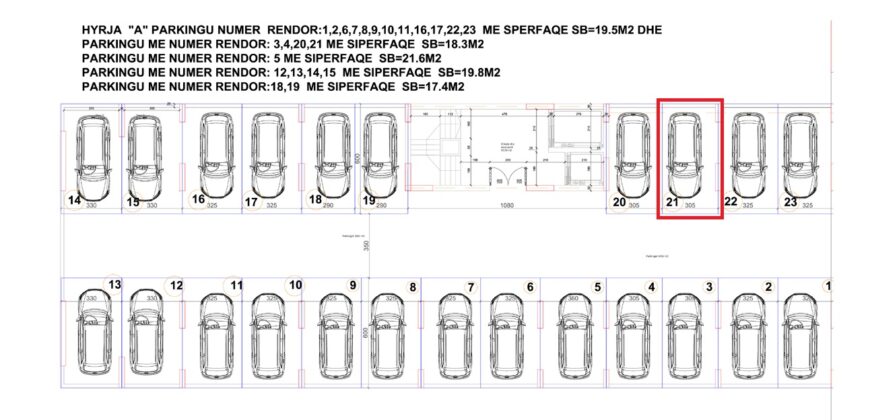 Parkingu Nr. 21 Blloku Hyrja A***REZERVUAR
