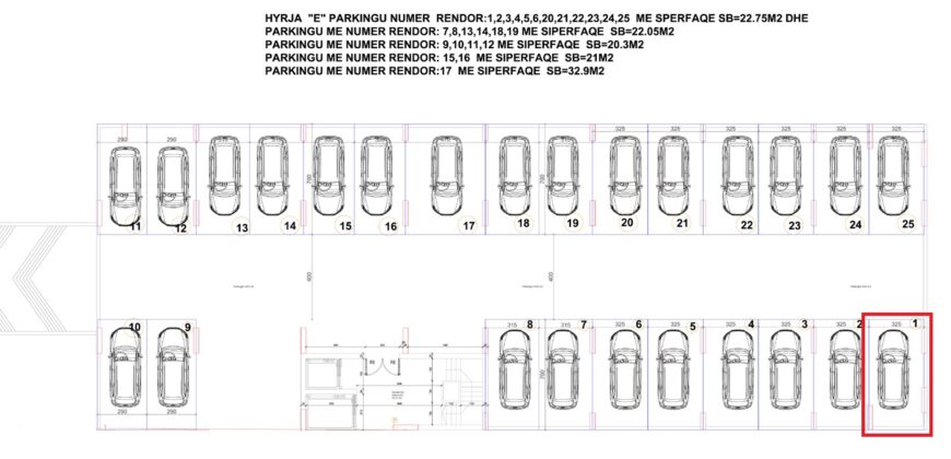 Parkingu Nr. 1 Blloku Hyrja E