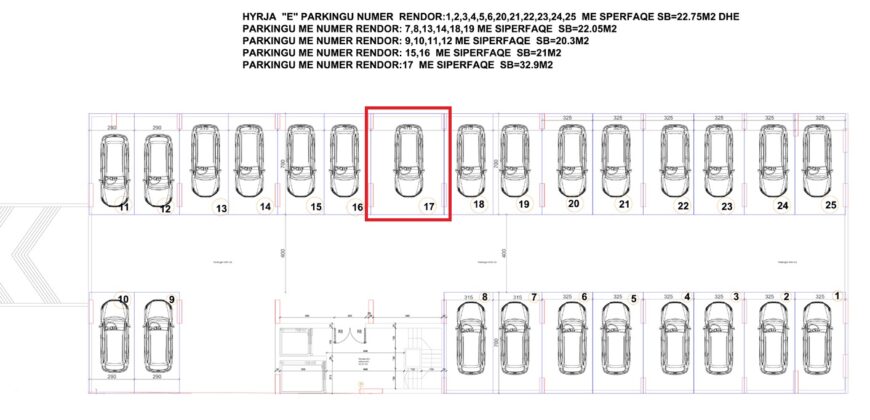 Parkingu Nr. 17 Blloku Hyrja E**REZERVUAR
