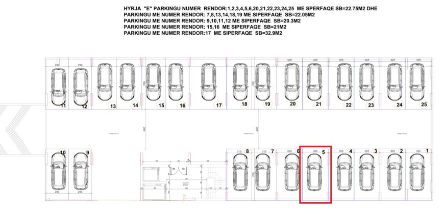 Parkingu Nr. 5 Blloku Hyrja E**REZERVUAR