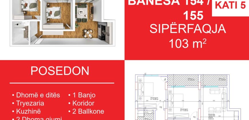Banesa 154/155 Blloku i Ri “C” Hyrja 2**REZERVUAR