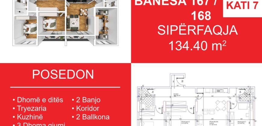 Banesa 167/168 Blloku i Ri “C” Hyrja 2***REZERVUAR