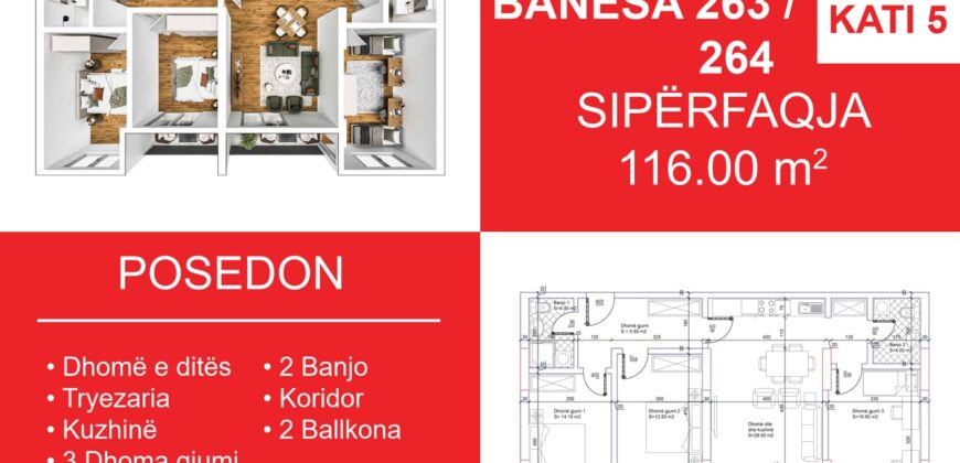 Banesa 263/264 Blloku i Ri “C”***REZERVUAR