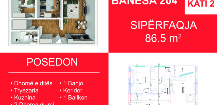 Banesa 204 Blloku i Ri “C” Hyrja 3***REZERVUAR -Valon Goga /bs