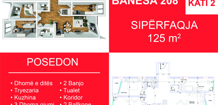 Banesa 208 Blloku i Ri “C” Hyrja 3***REZERVUAR