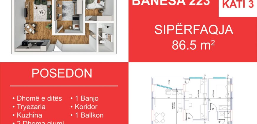 Banesa 223 Blloku i Ri “C” Hyrja 3**REZERVUAR