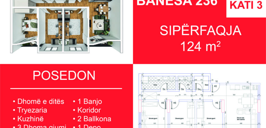 Banesa 236 Blloku i Ri “C” Hyrja 3**REZERVUAR