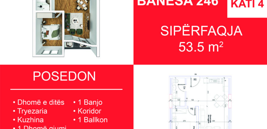 Banesa 246 Blloku i Ri “C” Hyrja 3***REZERVUAR