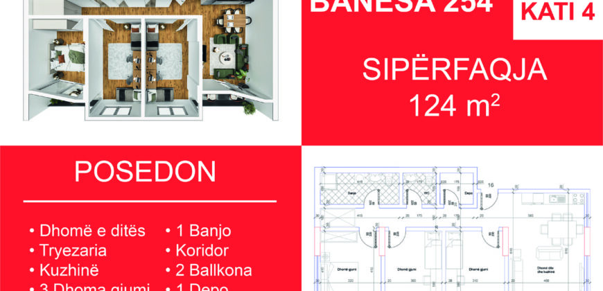 Banesa 254 Blloku i Ri “C” Hyrja 3**REZERVUAR