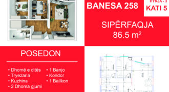 Banesa 258 Blloku i Ri “C” Hyrja ***REZERVUAR Gjevdet Gergoci/bs