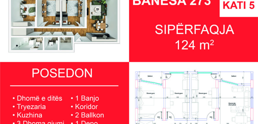 Banesa 273 Blloku i Ri “C” Hyrja 3***REZERVUAR