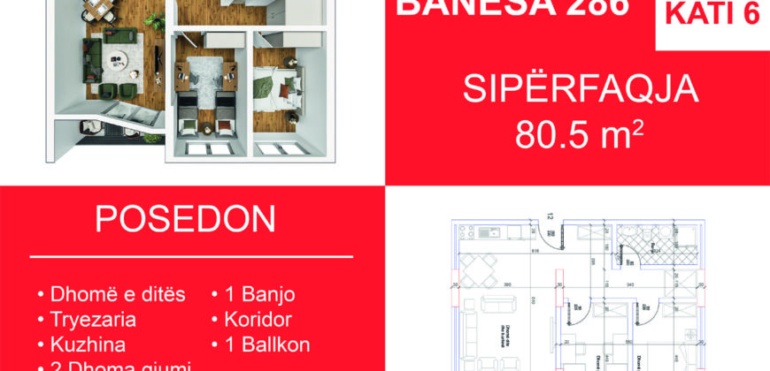 Banesa 286 Blloku i Ri “C” Hyrja 3***REZERVUAR