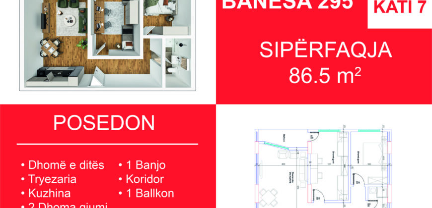 Banesa 295 Blloku i Ri “C” Hyrja 3**REZERVUAR  shala Sadri/bs