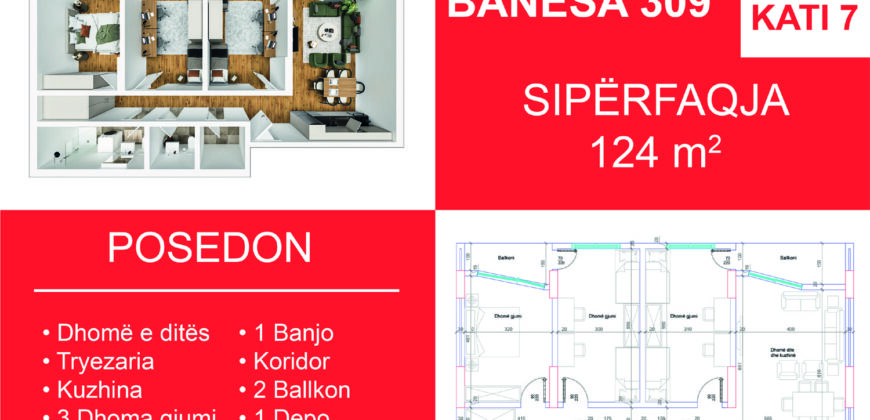 Banesa 309 Blloku i Ri “C” Hyrja 3**REZERVUAR