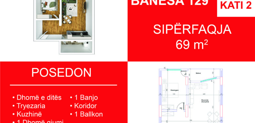 Banesa 129 Blloku i Ri “C” Hyrja 2**REZERVUAR