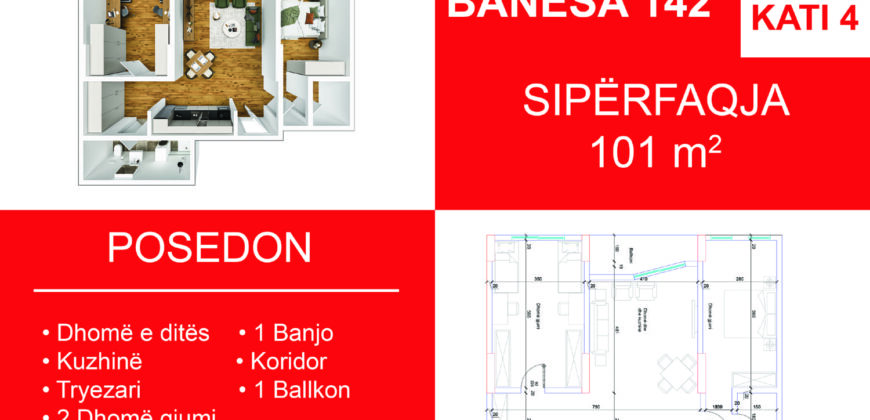 Banesa 142 Blloku i Ri “C” Hyrja 2**REZERVUAR**