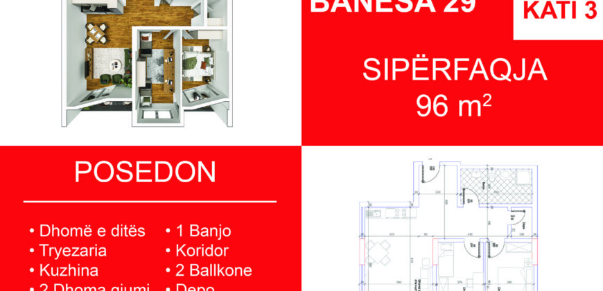 Banesa 29 Blloku i Ri  C” Hyrja 1 **REZERVUAR