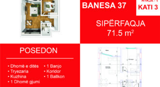 Banesa 37 Blloku i Ri “C” Hyrja 1*REZERVUAR