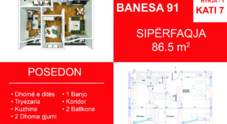 Banesa 91 Blloku i Ri “C” Hyrja 1*REZERVUAR