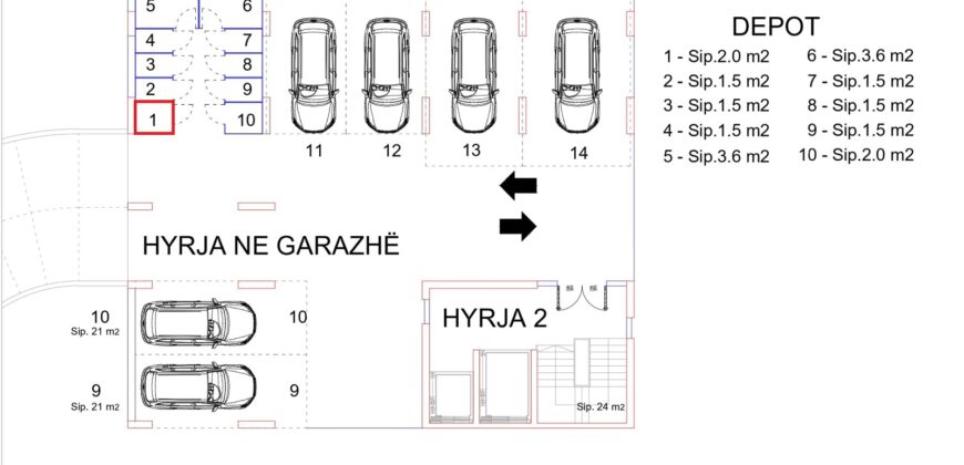 Depo Nr. 1 Blloku i Ri “C” Hyrja 2