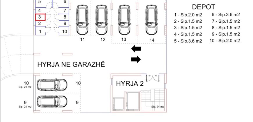 Depo Nr. 3 Blloku i Ri “C” Hyrja 2