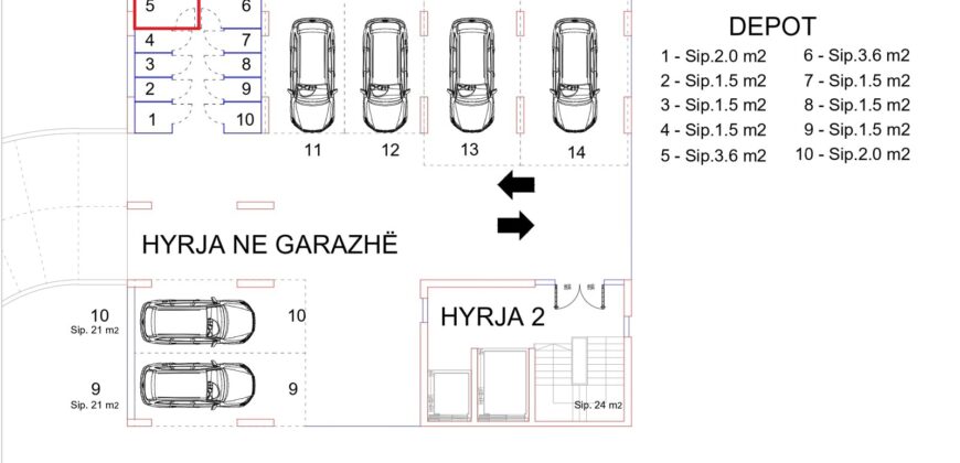 Depo Nr. 5 Blloku i Ri “C” Hyrja 2