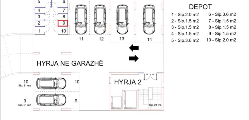 Depo Nr. 9 Blloku i Ri “C” Hyrja 2