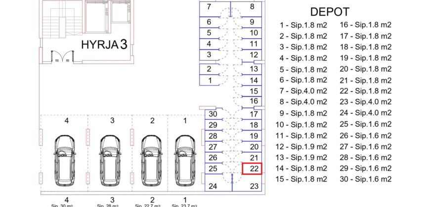 Depo Nr. 22 Blloku i Ri “C” Hyrja 3