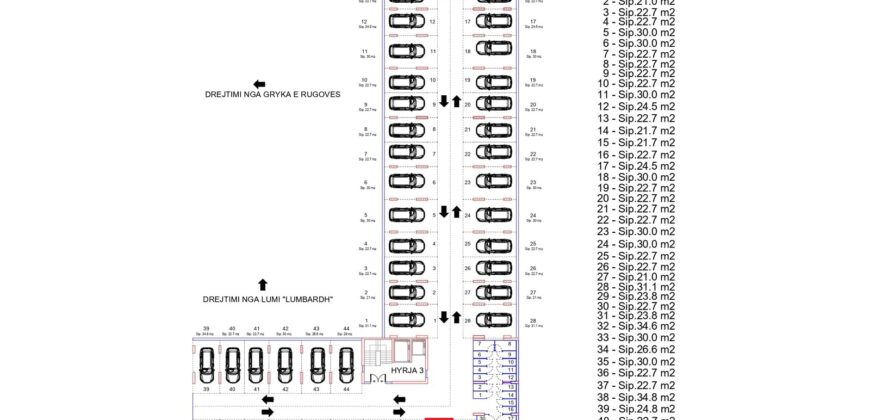 Parkingu Nr. 30 Blloku i Ri “C” Hyrja 3**REZERVUAR
