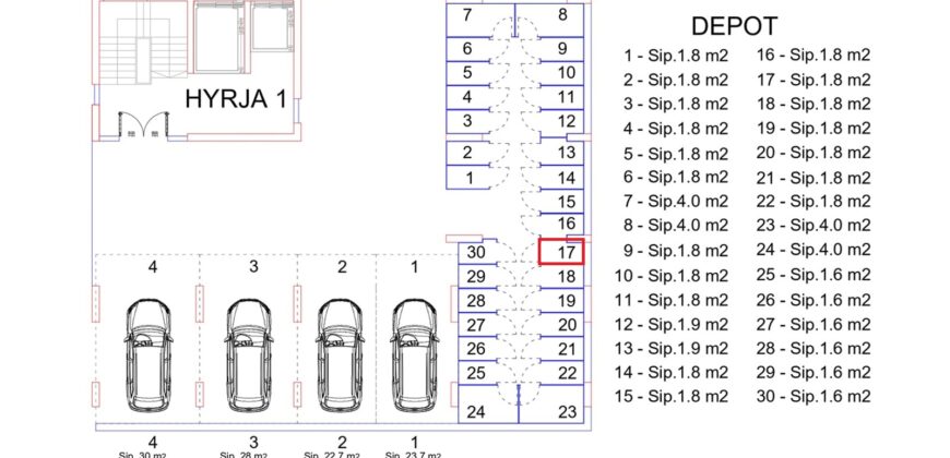 Depo Nr. 17 Blloku i Ri “C” Hyrja 1