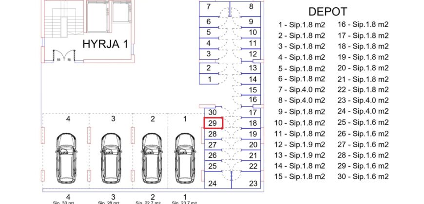 Depo Nr. 29 Blloku i Ri “C” Hyrja 1