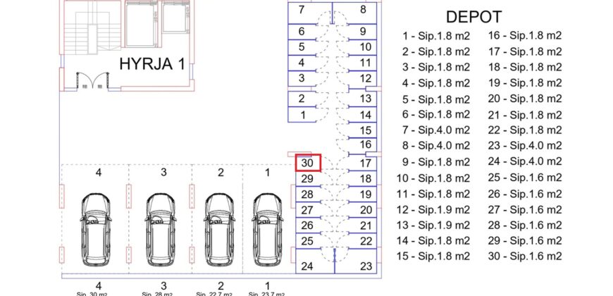 Depo Nr. 30 Blloku i Ri “C” Hyrja 1