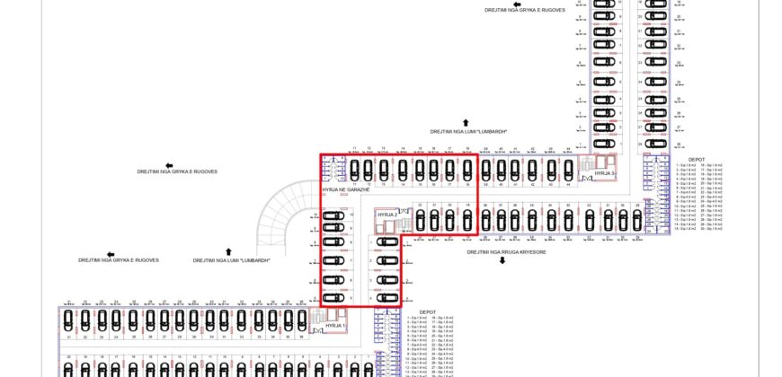 Parkingu Nr. 11 Blloku i Ri “C” Hyrja 2