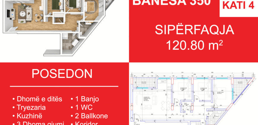 Banesa 350 Blloku i Ri “C4-C12” Hyrja C4
