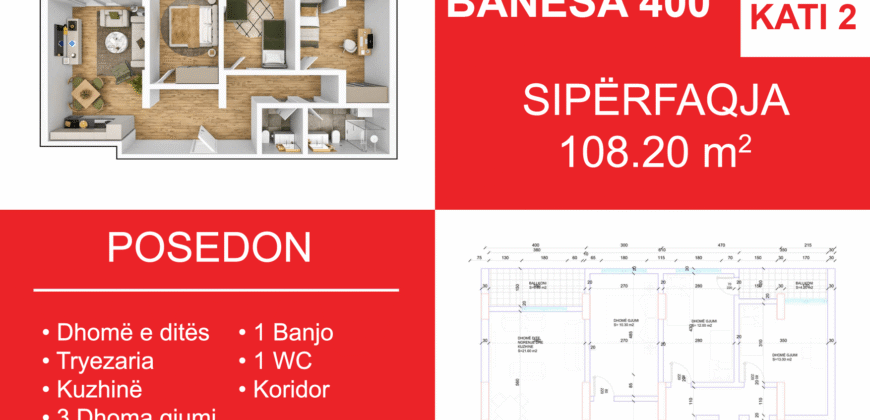Banesa 400 Blloku i Ri “C4-C12” Hyrja C5